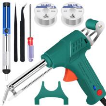 Internally Heated Industrial Laser Welding Tools Set, Multi-Function Soldering Iron Gun, Automatic Corded Handheld Green Welding Machine
