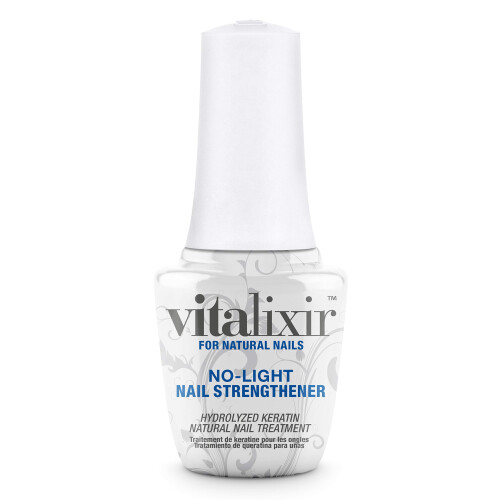 Gelish Gelish MINI Vitalixir Fortalecedor de Uñas Sin Luz, 0.3 oz.