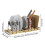 (E) Pot Organizer Partition Bar Durable Anti-rust Storage Holders Home For Cabinet Kitchen Racks 2