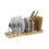 (E) Pot Organizer Partition Bar Durable Anti-rust Storage Holders Home For Cabinet Kitchen Racks 1