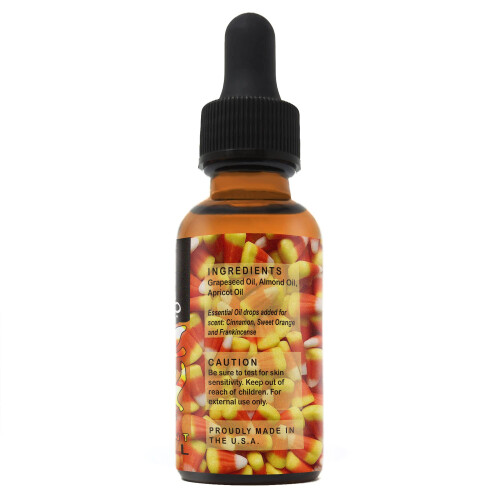 Huile à Barbe Candy Corn - Parfum Orange Douce, Cannelle et Encens 1