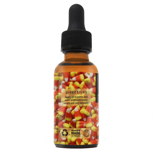Huile à Barbe Candy Corn - Parfum Orange Douce, Cannelle et Encens 2