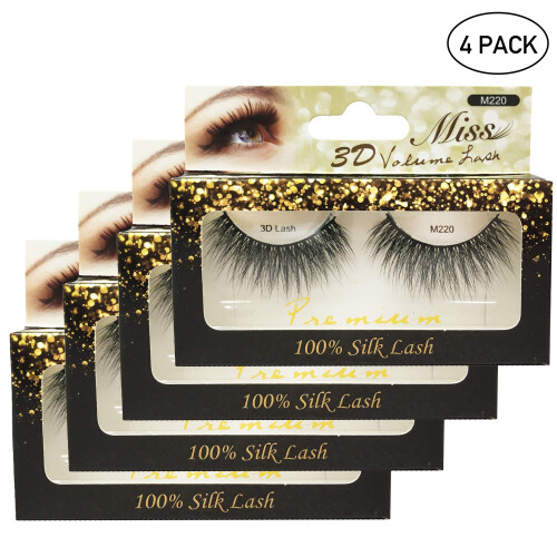 [4 PACKAR] Miss Lashes 3D Volym Taperade Fransförlängningar 1