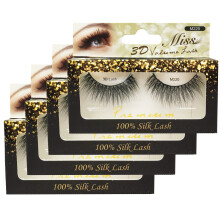 [4 PACKAR] Miss Lashes 3D Volym Taperade Fransförlängningar