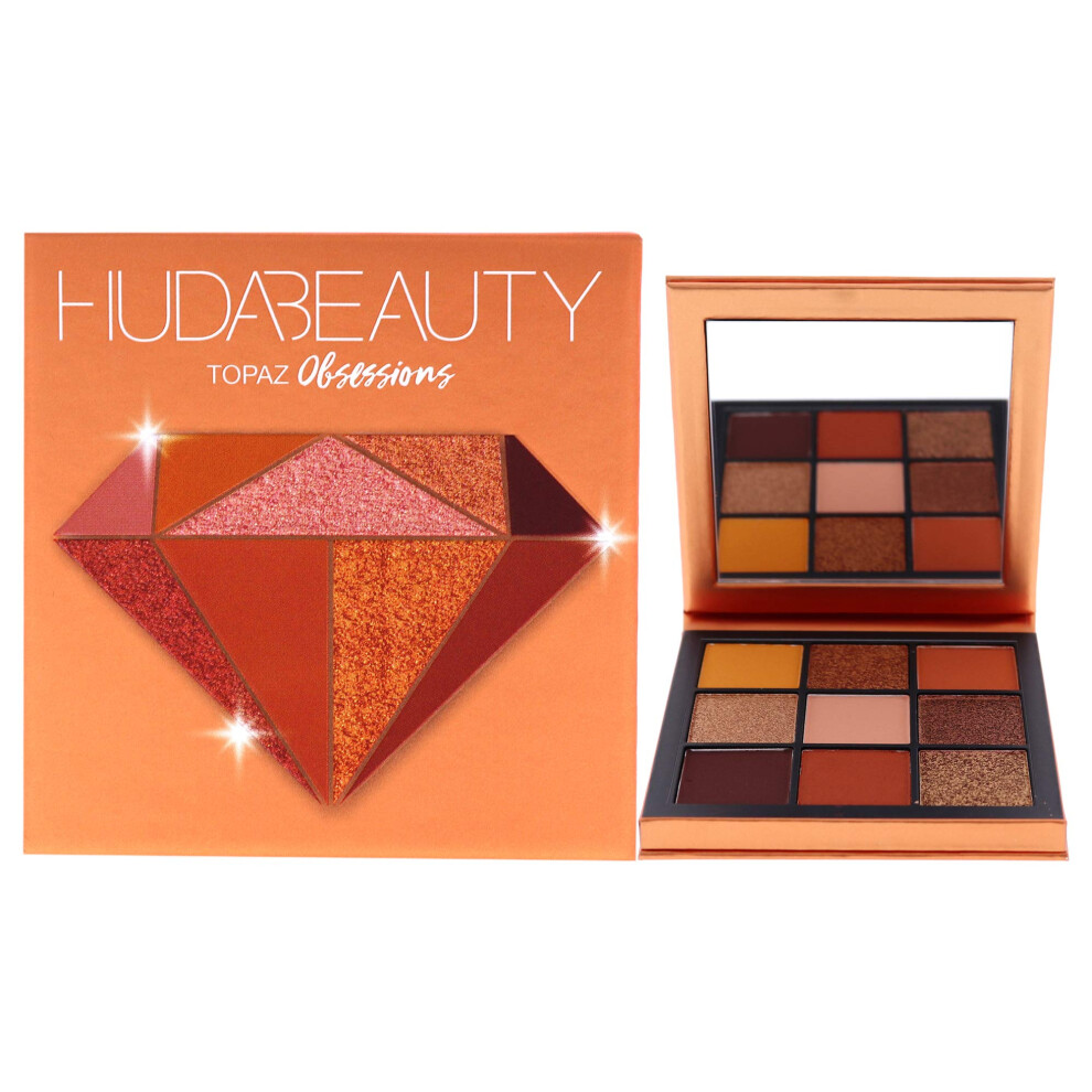 Huda Beauty Obsessions Eyeshadow Palette - Topaz Women Eye Shadow 0.04 oz Powder