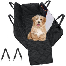 Waterproof Dog Seat Cover, Rear Seat Protector Cover with Viewing Window