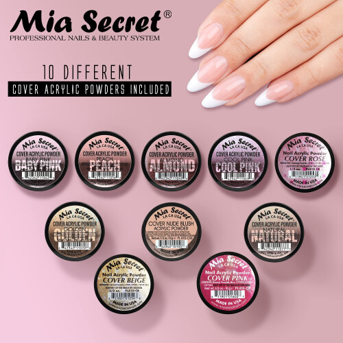 Mia Secret Professionelles Cover Acrylpulver Set 2