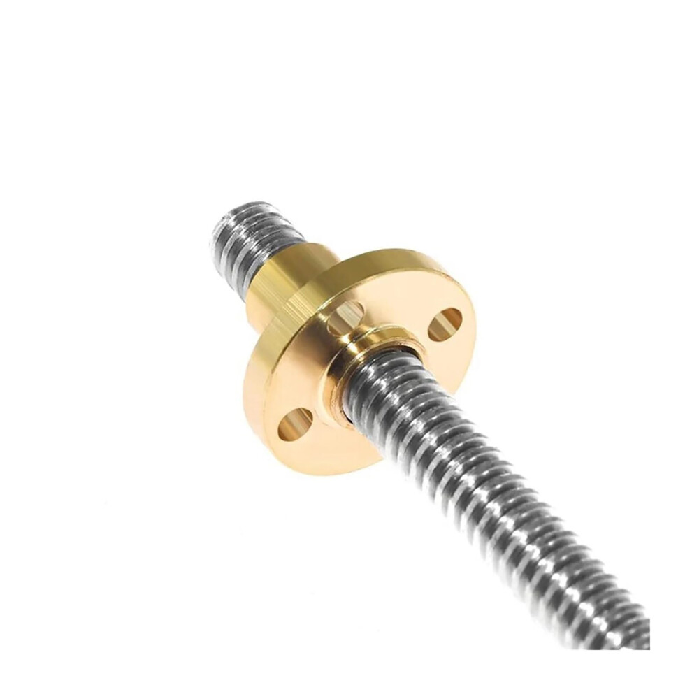 Metal Ball Screw Nut T8 Lead Screw With Copper Nut 2Mm Pitch Length 100Mm-550Mm For Reprap 300Mm Model 6482260680514