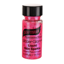 Graftobian Liquid Glitter - Roze Passie (0.5 oz)