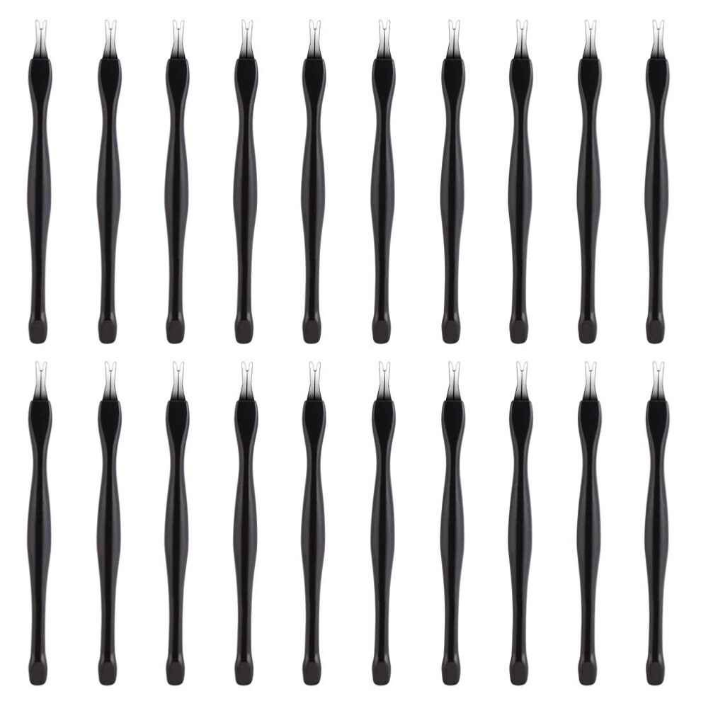 20 Pieces Cuticle Trimmer Remover Professional Cuticle Trimmer Cuticle Trimmer Nail Cuticle Remover Trimmer Pusher Dead Skin Callus Removal Fork