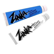 Confezione da 2 naselli impermeabili in zinco con protezione solare colorata Zinka - Blu Bianco