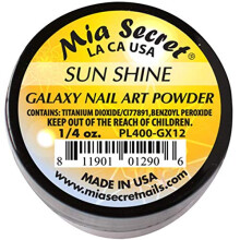 Mia Secret Professional Galaxy Collection Acrilic Powder 1/4 Oz (Scegli il tuo colore) (Sun Shine)