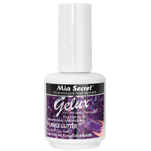 Mia Secret Gelux Soak-off Gel-Nagellack in der Farbe Purple Glitter  Mit einer Nagellampe ausgehrteter Gel-Nagellack  Esmaltes para uas en gel de