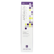 Andalou Naturals Blossom + Leaf Toning Rafraîchisseur Équilibre pH Hydrate et Apaise Peau Sèche Irritée Contient Aloe Vera