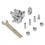 ST-6 2.0mm Mini Pistola a Spruzzo Automatica 0-600ml/min Argento 15