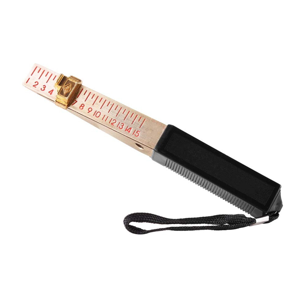 Wedge Shaped Vernier Feeler Gauge 1-15Mm Flatness Measuring Tool 0.2Mm Precision For House Engineering Inspection 6947110190846