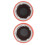 Cuscinetti per orecchie WH-H800 Rosso, Taglia unica, 1 paio 12