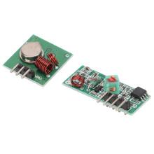 Kit trasmettitore/ricevitore RF 433MHz, 30x14x7mm DC5V