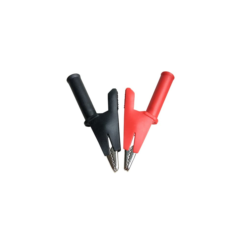 Alligator Clip 12Mm Pure Copper Test Clip With 4Mm Banana Jack, High Conductivity, Durable Electrical Connection 6947110191041