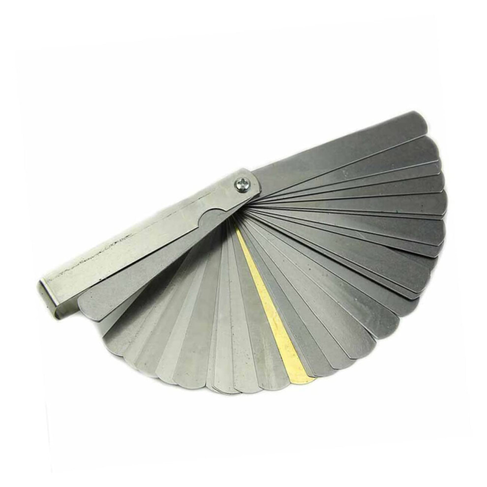 Super Gauge Tool 32Pcs Brass Feeler Gauge Set Dual Marked Blades For Easy Identification And Precision Measurements 6276012499819