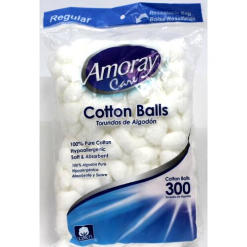 Amoray Care Wattebllchen 300CT Regular