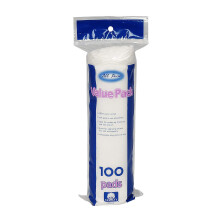 100 Count runde kosmetiske bomuldspuder