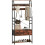 Homcom (Brown) HOMCOM Coat Rack with Shoe Storage, Bench and 10 Hooks 2