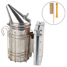Stainless Steel Manual Bee Smoker Apiculture