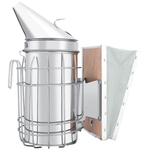 Stainless Steel Manual Bee Smoker Apiculture 1