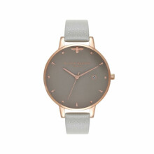 Montre - Olivia Burton - OB16AM87 - Analogique - Cuir Gris - 38 mm - Femme