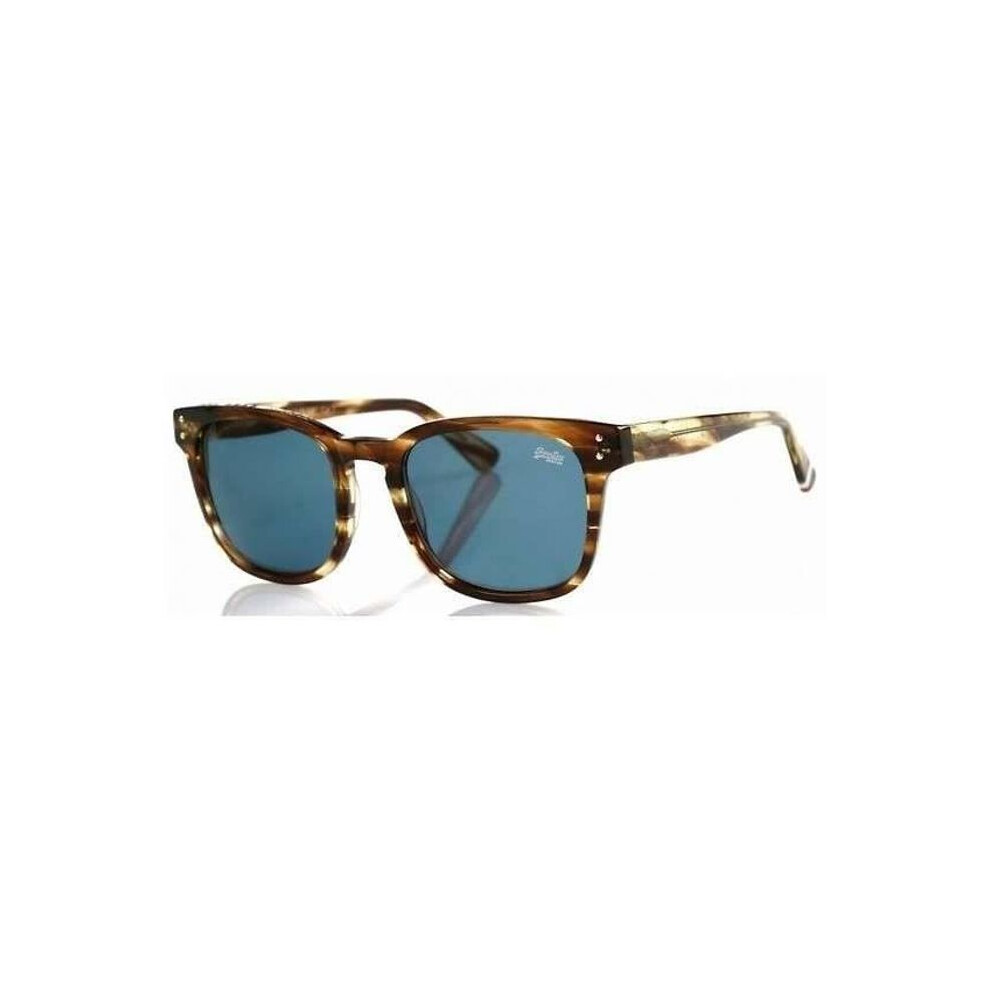 Superdry Sunglasses Montego Brown Horn/ Dark Blue-Grey Cat.3 Lenses 109