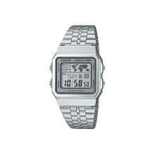 Montre - CASIO - A500WA-7 - Argenté - Acier - Digital