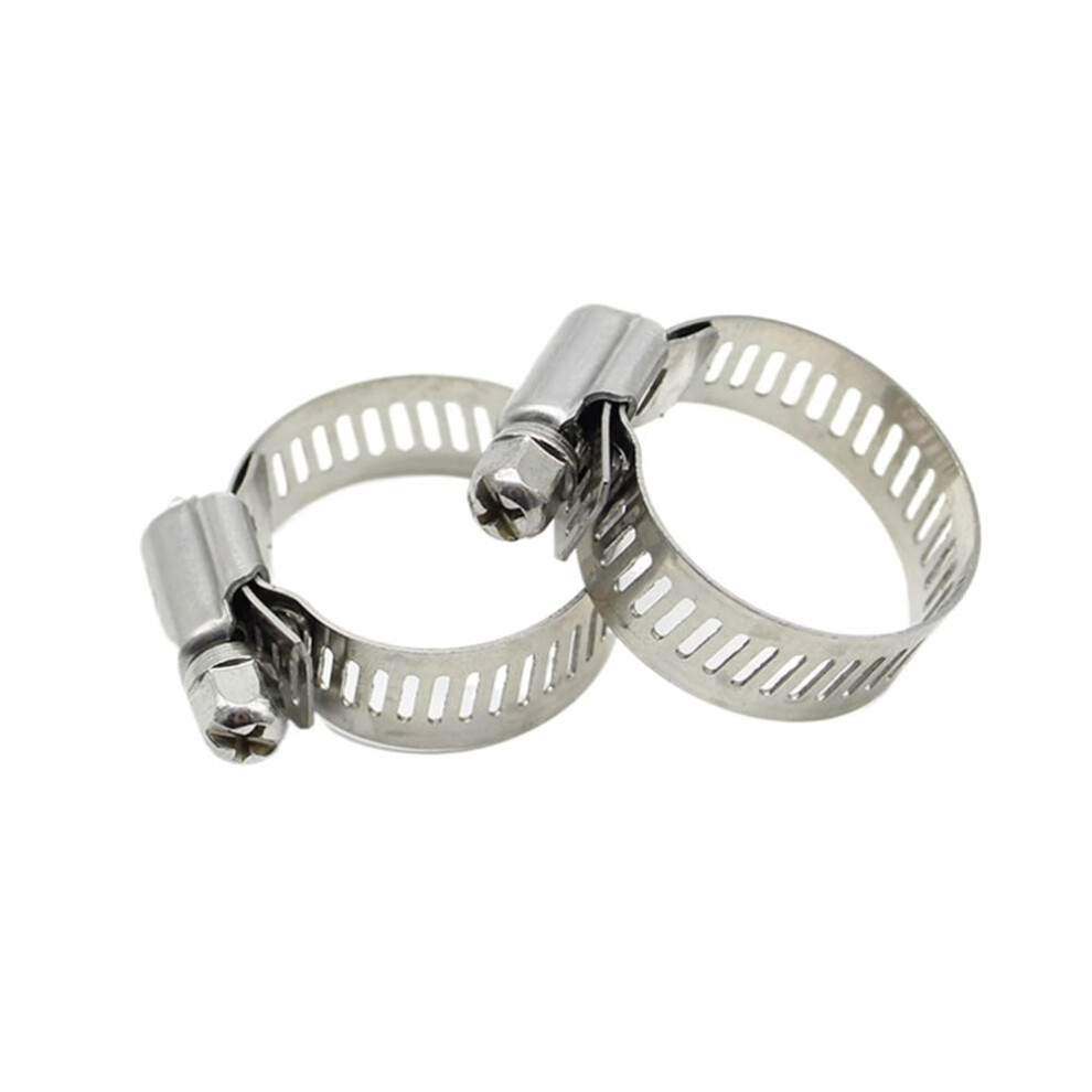 Hose Clamp, Stainless Steel Duct Clamps, 304 Stainless Steel Screw Worm Drive Hose Hoop Clip, 91-114Mm Size 6482260681900