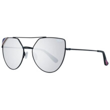 SUPERDRY Sunglasses MIKKI Matte Black with Silver Mirrored Lenses 004