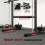 Homcom HOMCOM Adjustable Squat Rack with Pull Up Bar and Barbell Bar for Home Gym 7