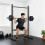 Homcom HOMCOM Adjustable Squat Rack with Pull Up Bar and Barbell Bar for Home Gym 1