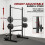 Homcom HOMCOM Adjustable Squat Rack with Pull Up Bar and Barbell Bar for Home Gym 5