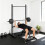 Homcom HOMCOM Adjustable Squat Rack with Pull Up Bar and Barbell Bar for Home Gym 9