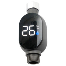 LED Digital Display Temperature Gauge for Showers - Accurate Water Thermometer for Home Bathroom and Kitchen Use