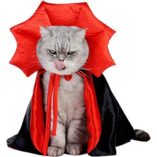 Cat Vampire Cape Costume Halloween Pet Costume