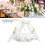 Cesta de flores blancas para boda - Capacidad suficiente 3