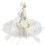 Cesta de flores blancas para boda - Capacidad suficiente 10