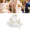 Cesta de flores blancas para boda - Capacidad suficiente 15