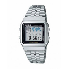 Montre Femme - Casio - A-500WA-1 - Acier inoxydable - Digital - Résistante à l'eau