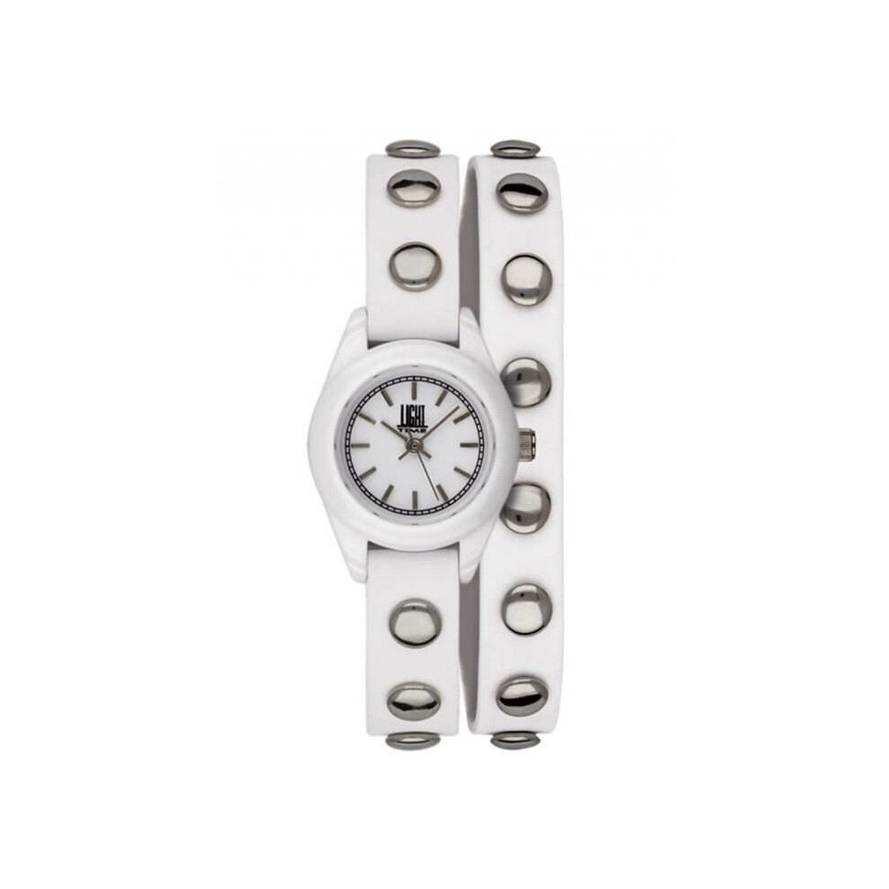 Light Time Orologio Double Tour Studs Bianco