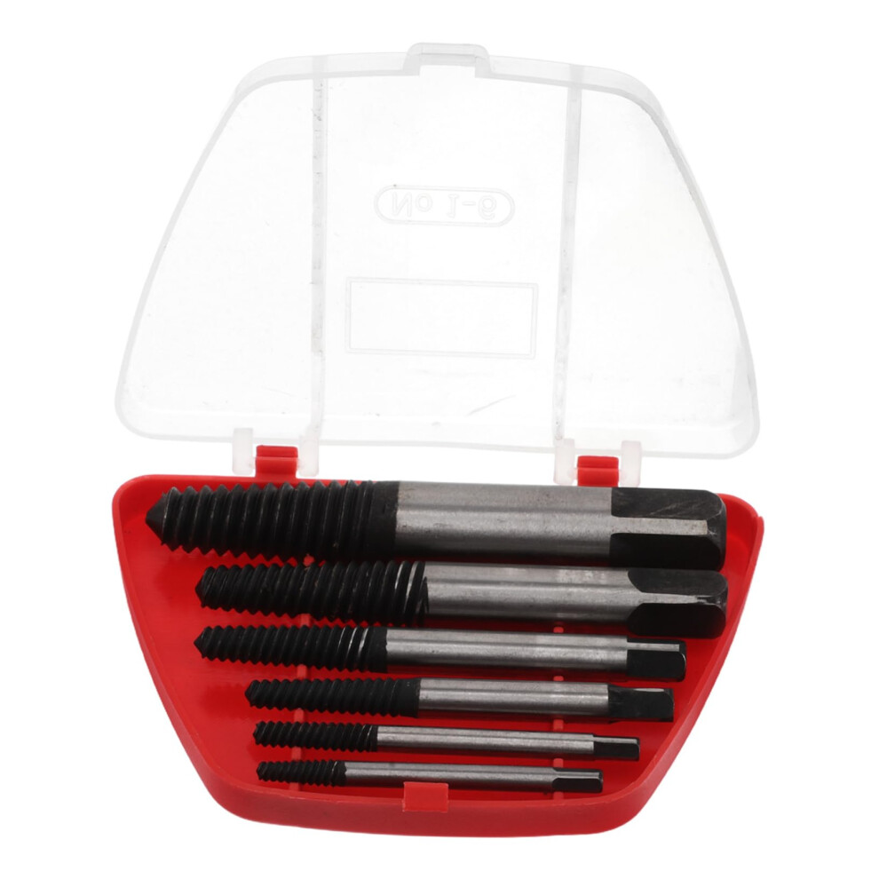 Broken Bolt Remover Kit 6Pcs Heavy Duty Screw Extractor Set For Stripped Screws And Damaged Fasteners 6493810698699