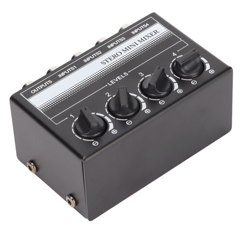 CX400 4-canali mixer passivo portatile nero 2
