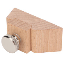 Bloque de lijado de madera de haya con bisel - hecho a mano