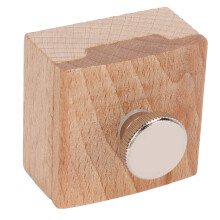 Tetragonum bloc de ponçage en bois de hêtre et bande de chant