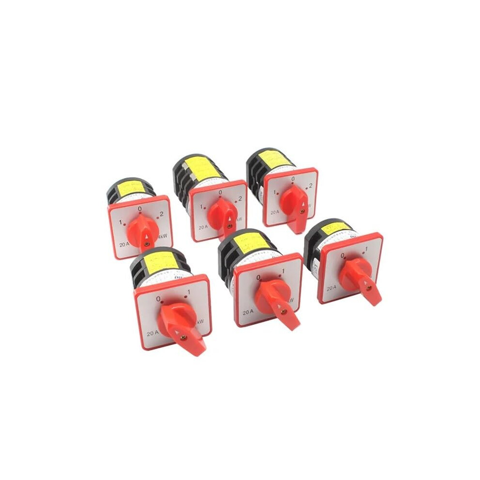 Rotary Cam Changeover Switch Hz5-20 2 Position 380V 4Kw 20A Model Hz5d-20 For Industrial Applications 6493810698774